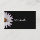 Recherche de marguerites cartes visite Noir et blanc