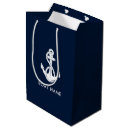 Search for nautical anchor gift bags Navy blue