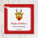 Search for square gift tags Reindeer