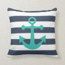 Search for navy and turquoise pillows Preppy