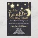 Recherche de gold baby shower invitations Petite étoile scintillante