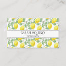 Search for lemon business cards Boho