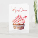 Search for cupcake christmas cards Watercolor
