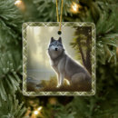 Search for timber wolf ornaments Wild animals