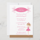 Recherche de brunette birthday invitations Ballet