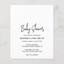 Search for black and white baby shower invitations Elegant