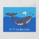 Search for cute cartoon whale postcards Funny