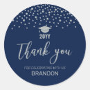 Recherche de graduation favor autocollants Moderne