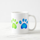 Search for animal tracks mugs Cat