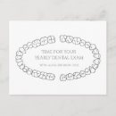 Search for dental reminder postcards Teeth