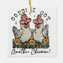 Search for funny chicken ornaments Poultry