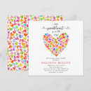 Search for multi coloured square invitations Cute