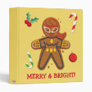 Search for gingerbread man binders Super hero