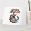 Search for funny fishing christmas cards Fishmas