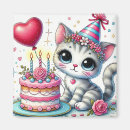 Search for birthday cake magnets Cat