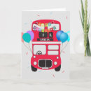 Search for double birthday cards Double decker bus