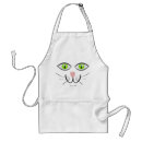 Search for cute cat face aprons Feline