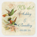 Search for hummingbirds wedding stickers Watercolor