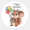 Search for birthday squirrel stickers Cute