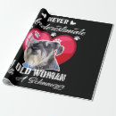 Search for schnauzer wrapping paper Black dog