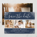 Search for confetti save the dates Navy blue