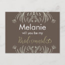 Search for floral bridesmaid cards Boho