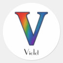 Search for v stickers Initial