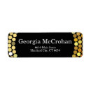 Search for women return address labels Gold