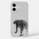 Search for white tigers iphone cases Black and white