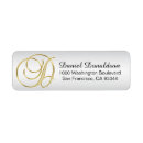 Search for initial d return address labels Letter