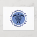 Recherche de tribale cartes postales Tortue de mer