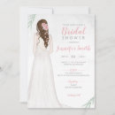 Search for brunette bride invitations Pink