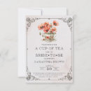 Search for vintage tea bridal shower invitations Garden party