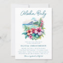 Search for hawaii baby shower invitations Hibiscus