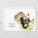 Search for rooster invitations Vintage
