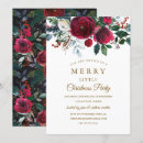 Search for burgundy christmas invitations Red
