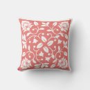 Recherche de fleurs blanches coussins Rouge