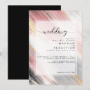 Search for gold brush strokes invitations Pink