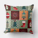 Search for christmas quilt pillows Vintage
