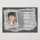 Search for silver graduation invitations Unique