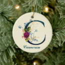 Search for letter c ornaments Floral