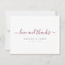 Recherche de burgundy remerciements cartes Moderne