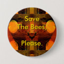 Search for bee hives buttons Save the bees