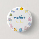 Recherche de douche de bébé badges Future maman