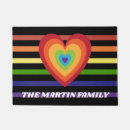 Search for colourful doormats Rainbow colours
