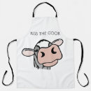 Search for black and white cow aprons Farmhouse
