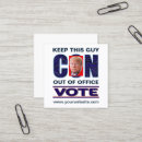 Search for political campaign business cards Voting