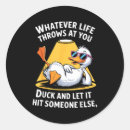 Search for funny duck stickers Men