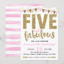 Search for girls 5th birthday invitations For kids