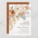 Recherche de burnt orange baby shower invitations Mother to be